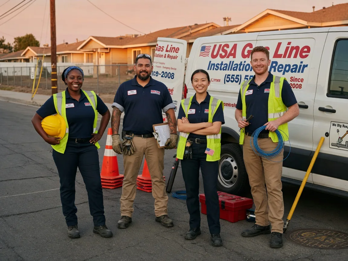 Gas Line Installation company in George, IA